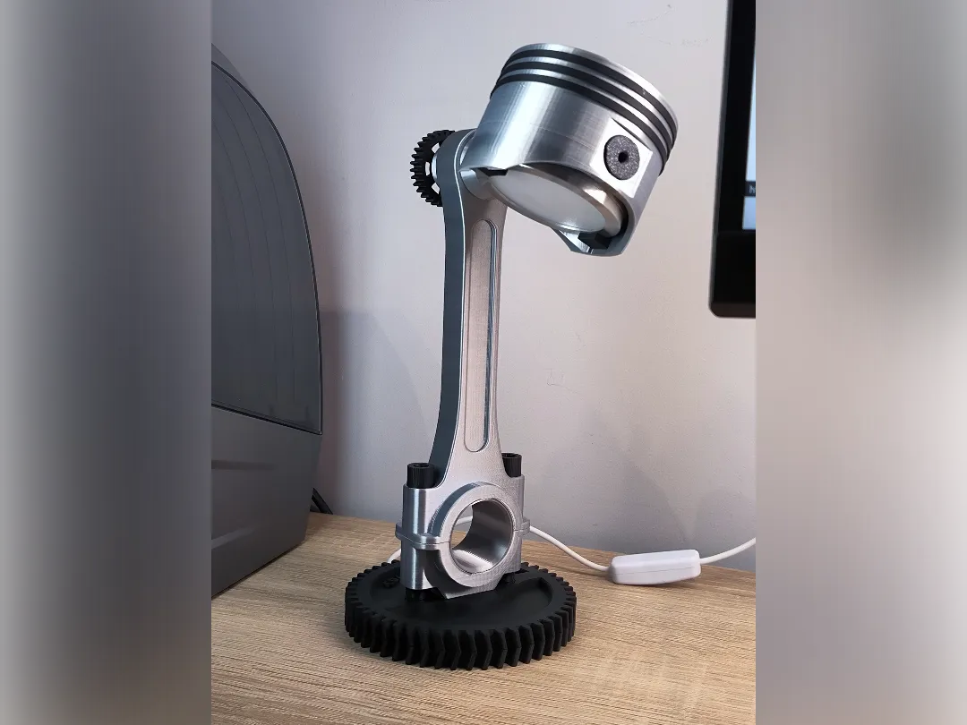 Engine Piston Lamp