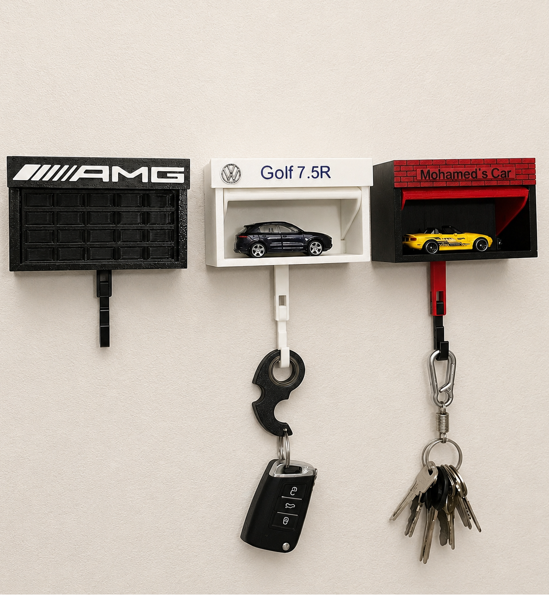 Car garage keys holder v.1