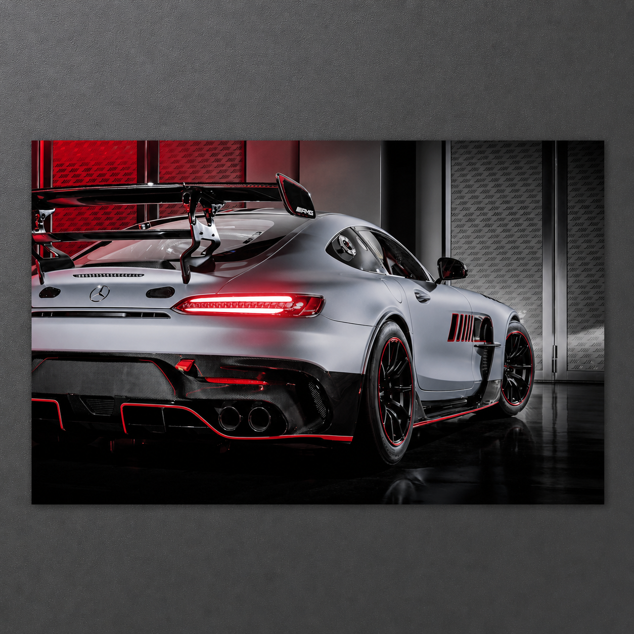 Mercedes AMG GT (Neon Poster)