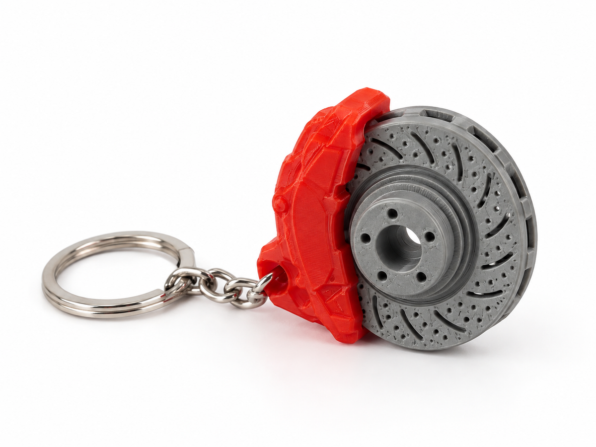 Brake disc keychain