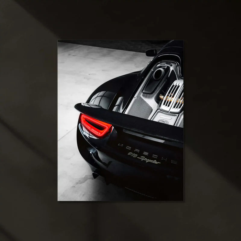 Porsche 918 Spyder (Neon Poster)