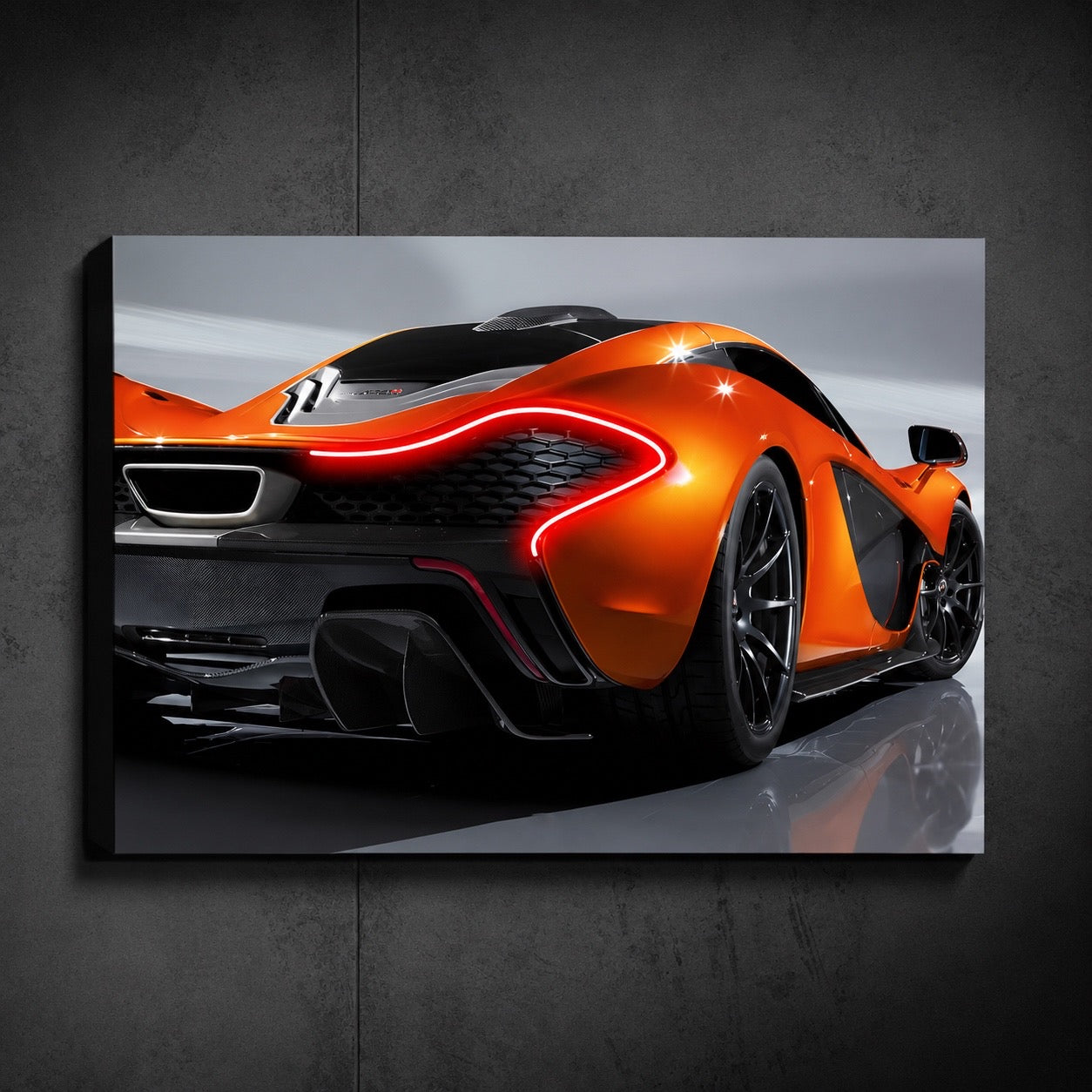 Mclaren P1 (Neon Poster)