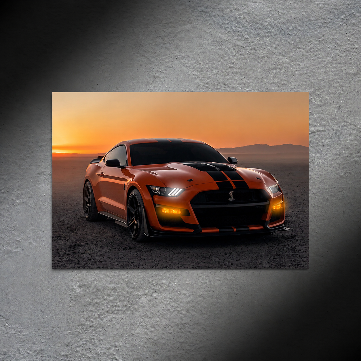 Ford Mustang Shelby GT500  (Neon Poster)
