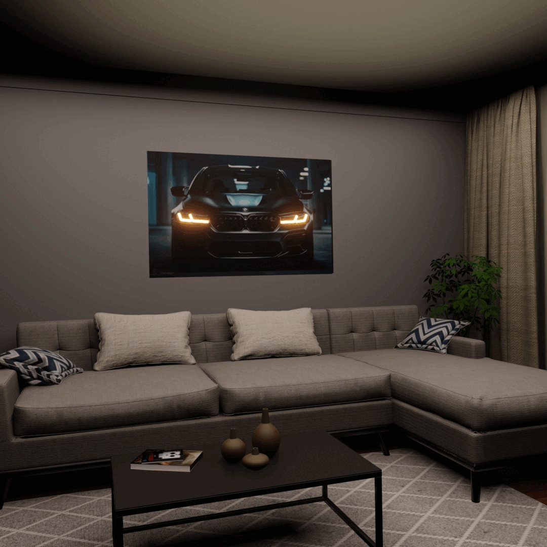 BMW M5 G30 (Neon Poster)
