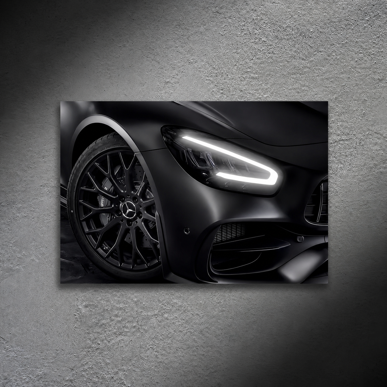 Mercedes AMG GT63  (Neon Poster)