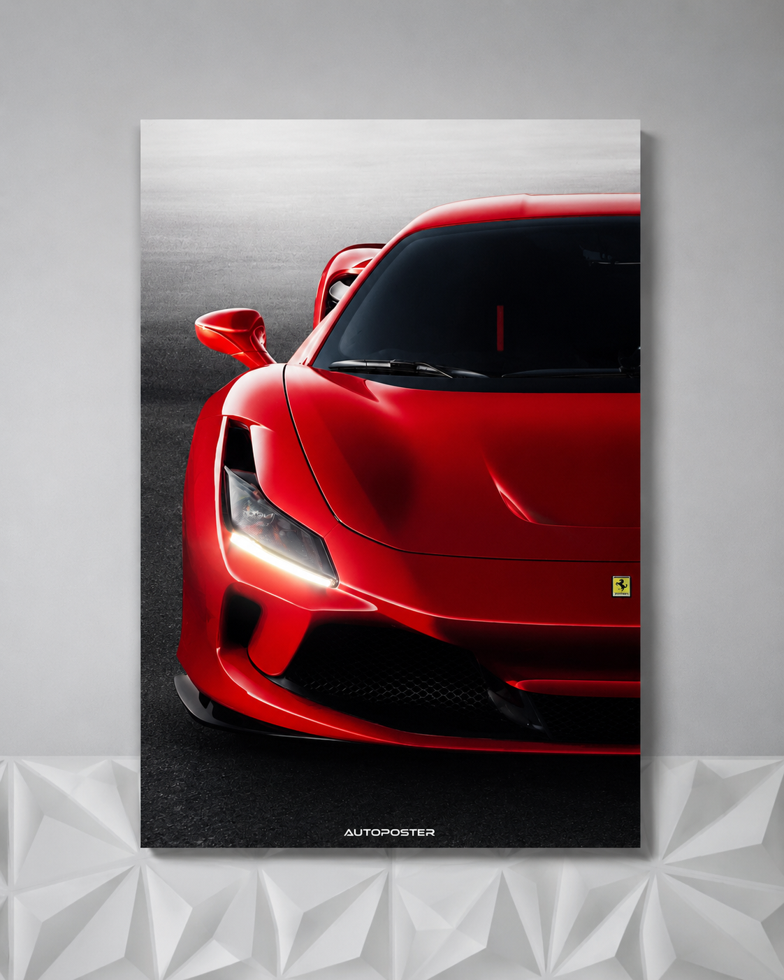 Ferrari F8 Tributo  (Neon Poster)