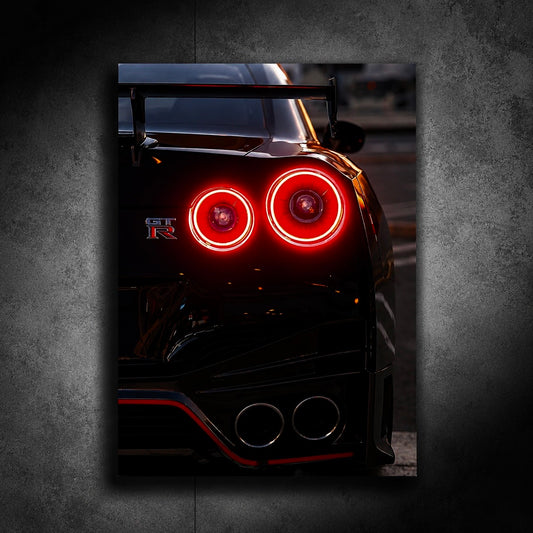 Nissan GTR Nismo R35 (Neon Poster)
