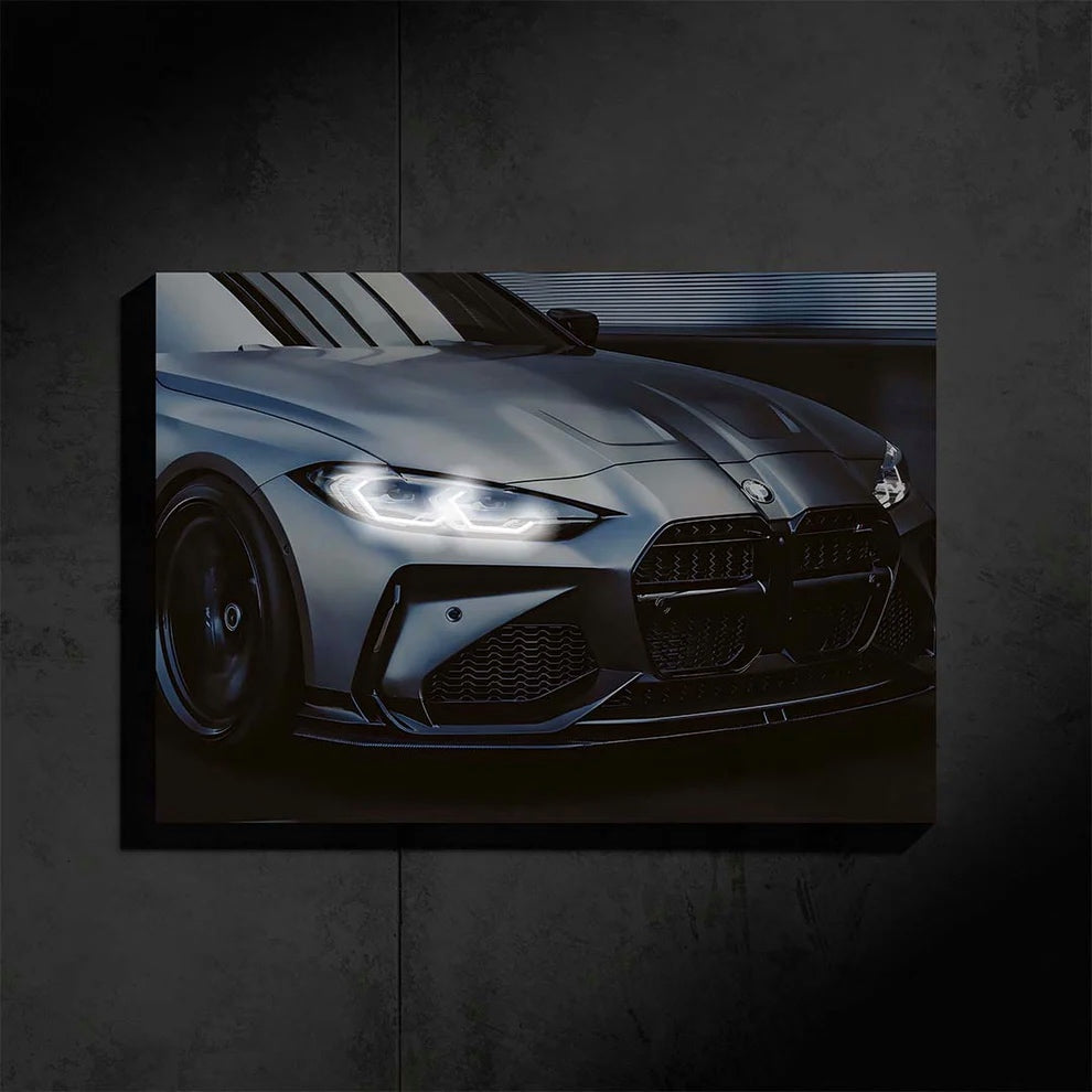 BMW M4 Competition (Neon Poster)