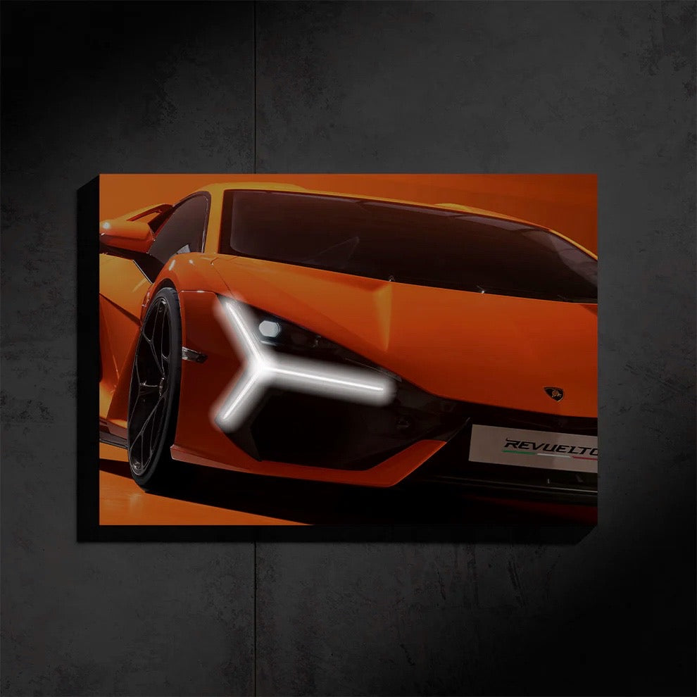 Lamborghini REVUELTO (Neon Poster)