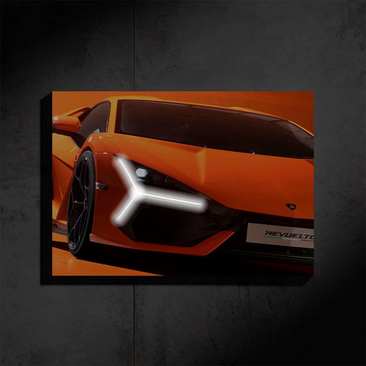 Lamborghini REVUELTO (Neon Poster)