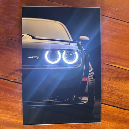 Dodge Challenger SRT Hellcat (Neon Poster)