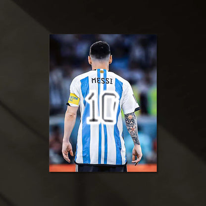 Lionel Messi 10 (Neon Poster)