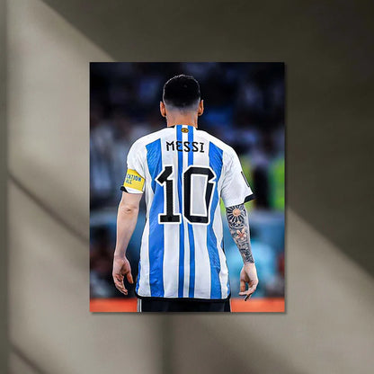 Lionel Messi 10 (Neon Poster)