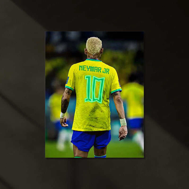 Neymar Jr. 10 (Neon Poster)