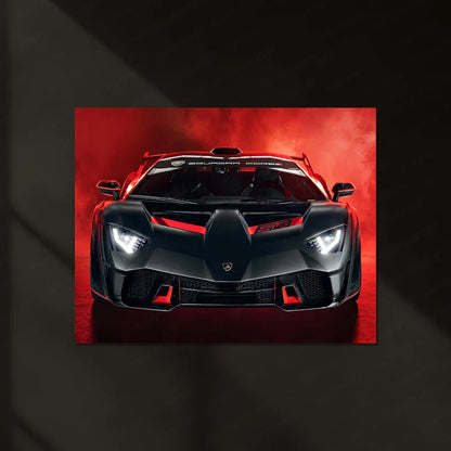 Lamborghini SC18  (Neon Poster)