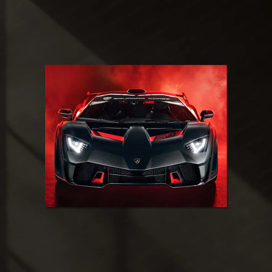 Lamborghini SC18  (Neon Poster)