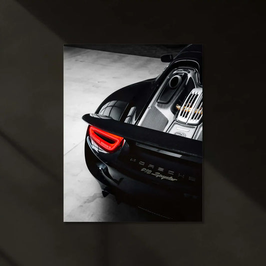 Porsche 918 Spyder  (Neon Poster)