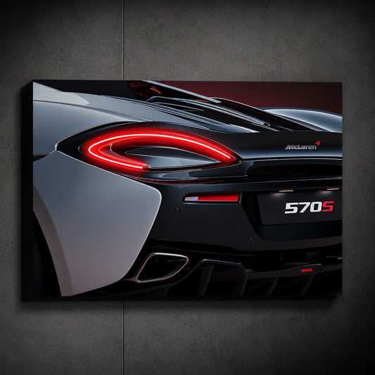 Mclaren 570s  (Neon Poster)