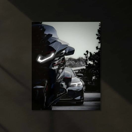 BMW Black Edition (Neon Poster)