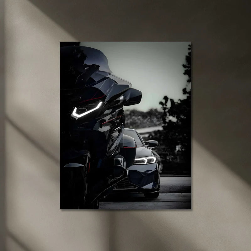 BMW Black Edition (Neon Poster)