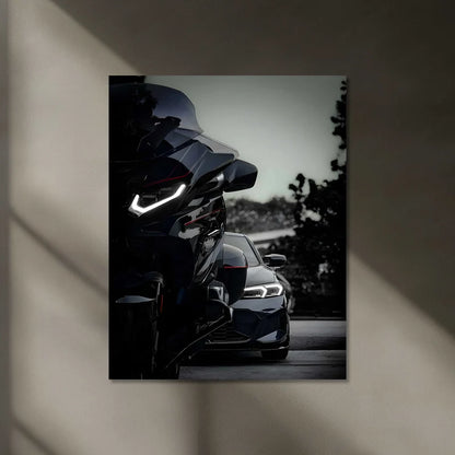 BMW Black Edition (Neon Poster)