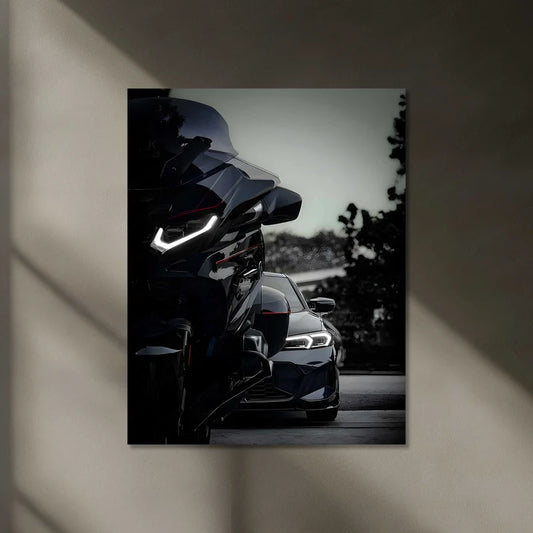 BMW Black Edition (Neon Poster)