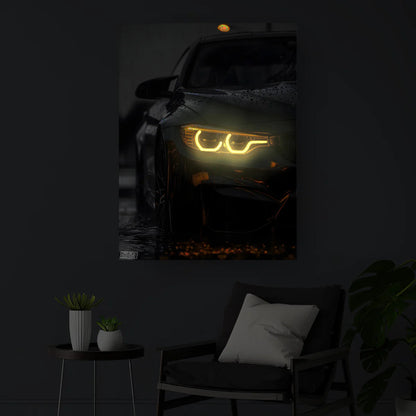 BMW M3 F30 (Neon Poster)