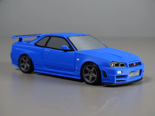 GT-R R34 Mini "Build Like LEGO"