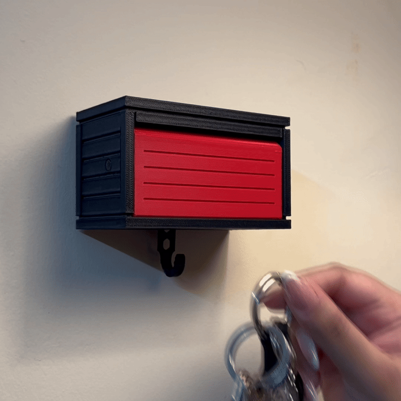 Car garage key holder v.3