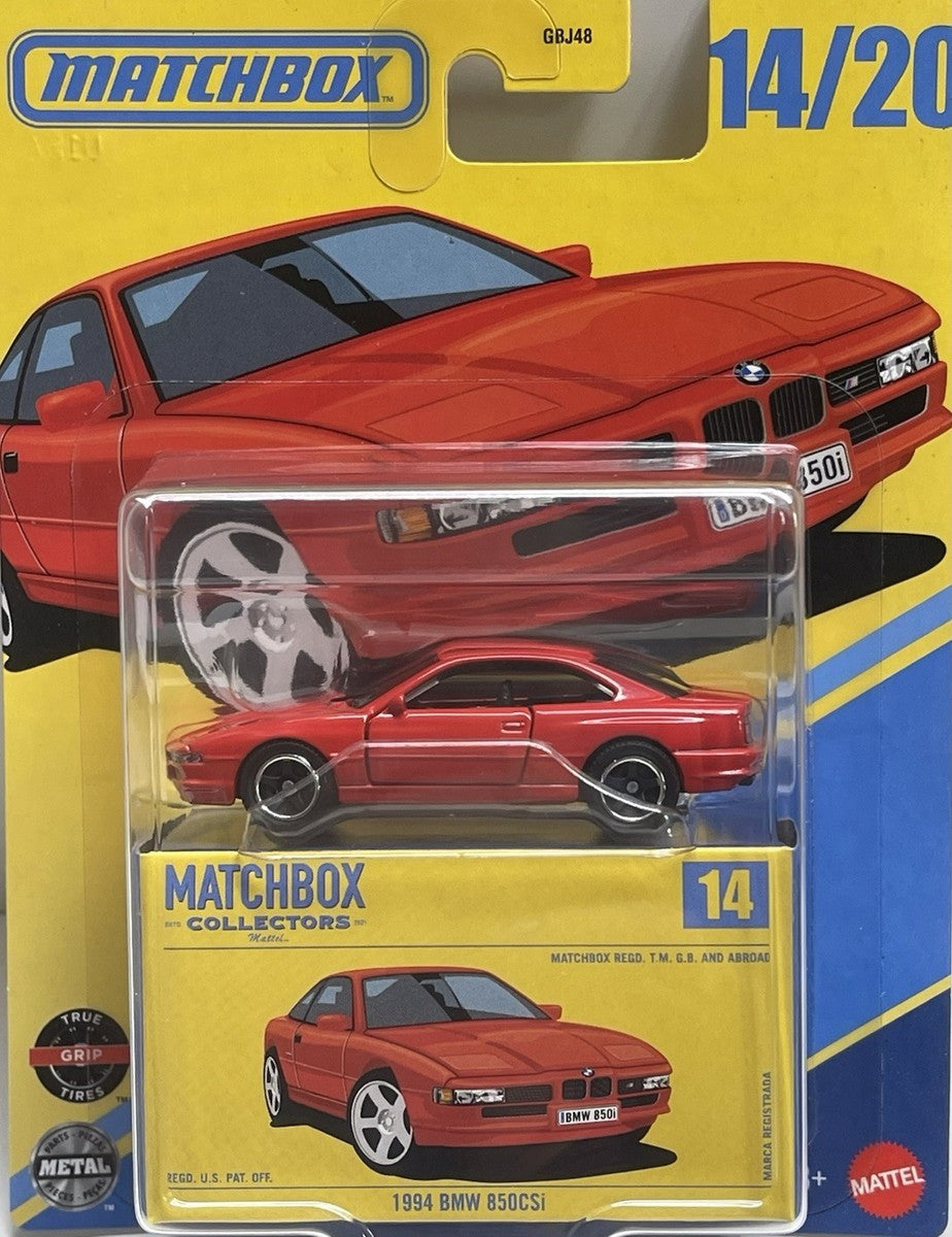 bmw 850csi collectors edition 1/64 Matchbox