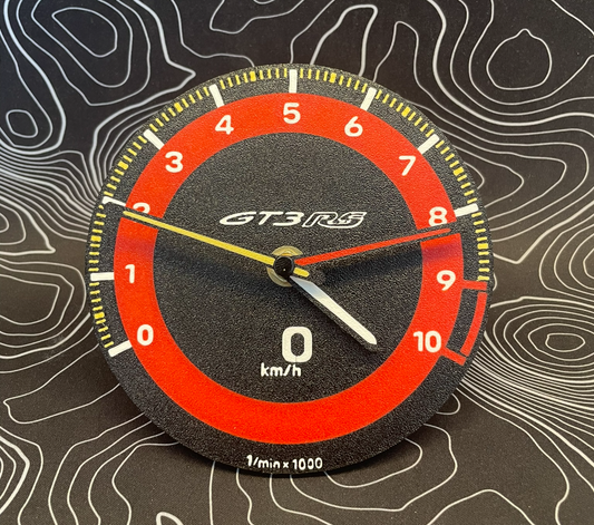 Porsche GT3RS Tachometer Clock