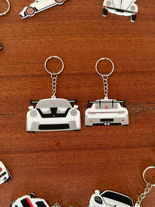 Porsche 911 GT3 RS keychain.